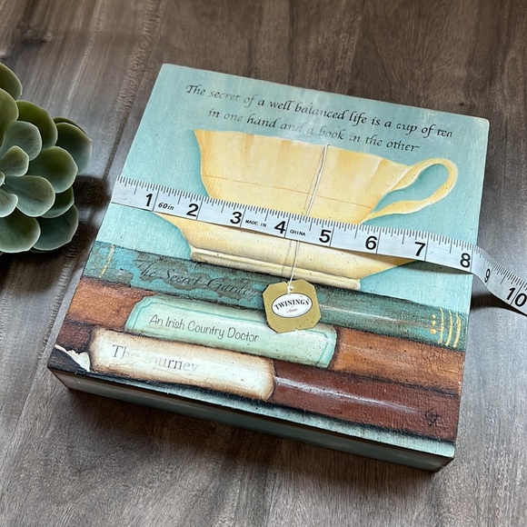 🎁4/$25 - ORIGINAL art piece - the secret of a balanced life - like NEW - 8x8” - Picture 6 of 6